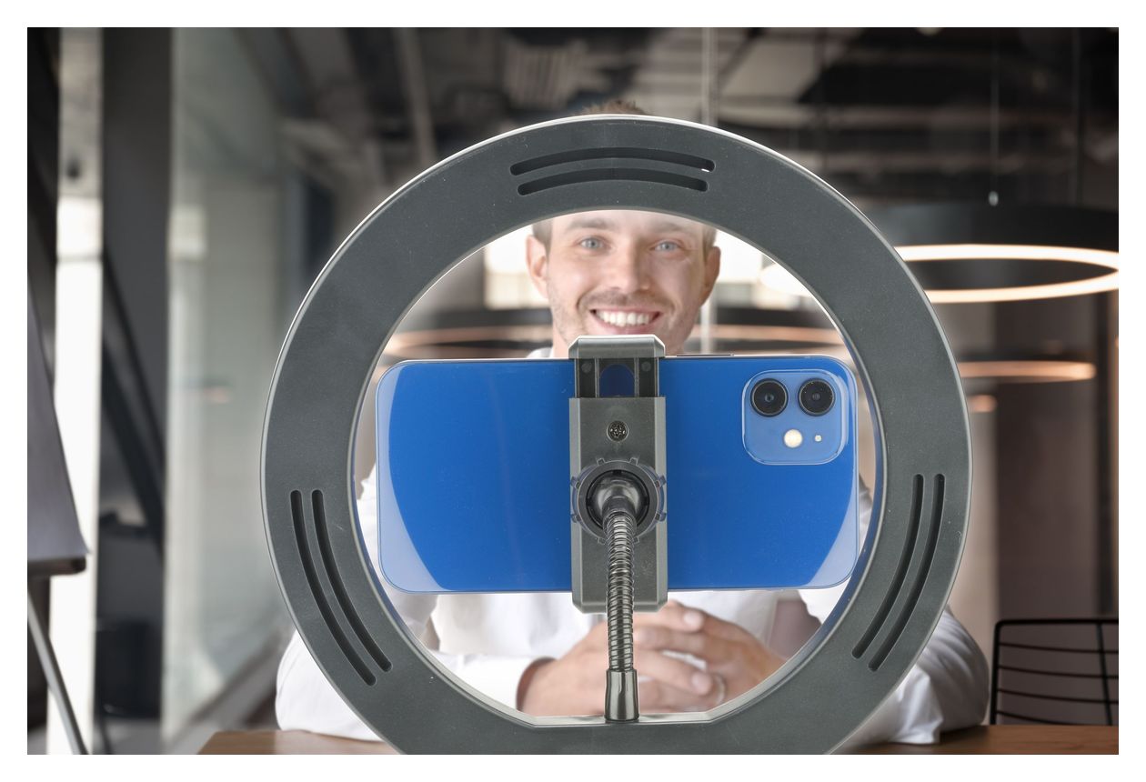 Selfie Ring Selfie-Licht 198 mm Universal  (Schwarz) 