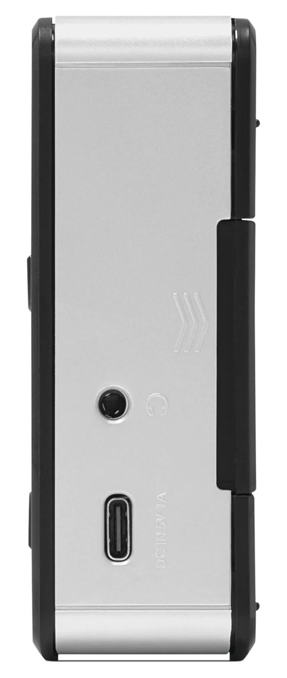 DigitRadio 1A DAB+, FM Radio Tragbar  (Schwarz, Silber) 