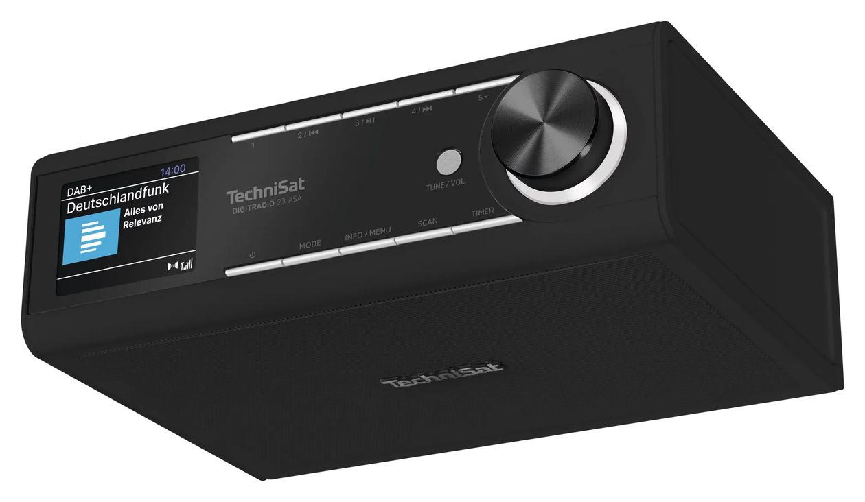 DigitRadio 23 ASA Bluetooth DAB+, FM Radio Küche  (Schwarz) 