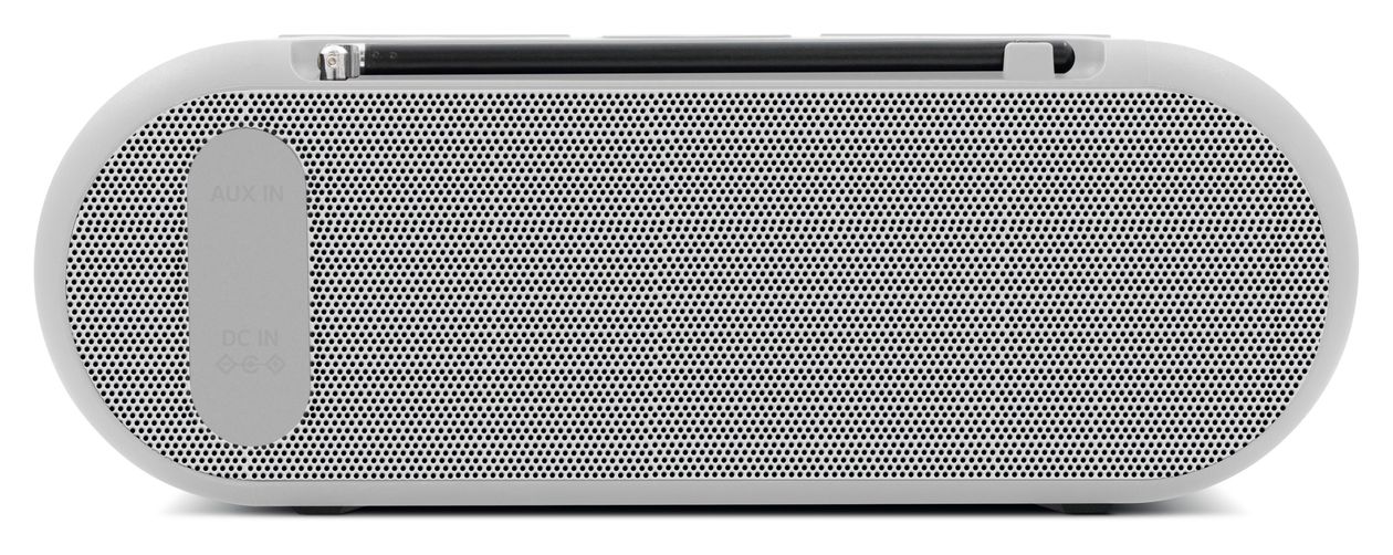 DigitRadio BT2 Bluetooth DAB+, FM Radio Tragbar Wasserabweisend IPX5  (Grau) 