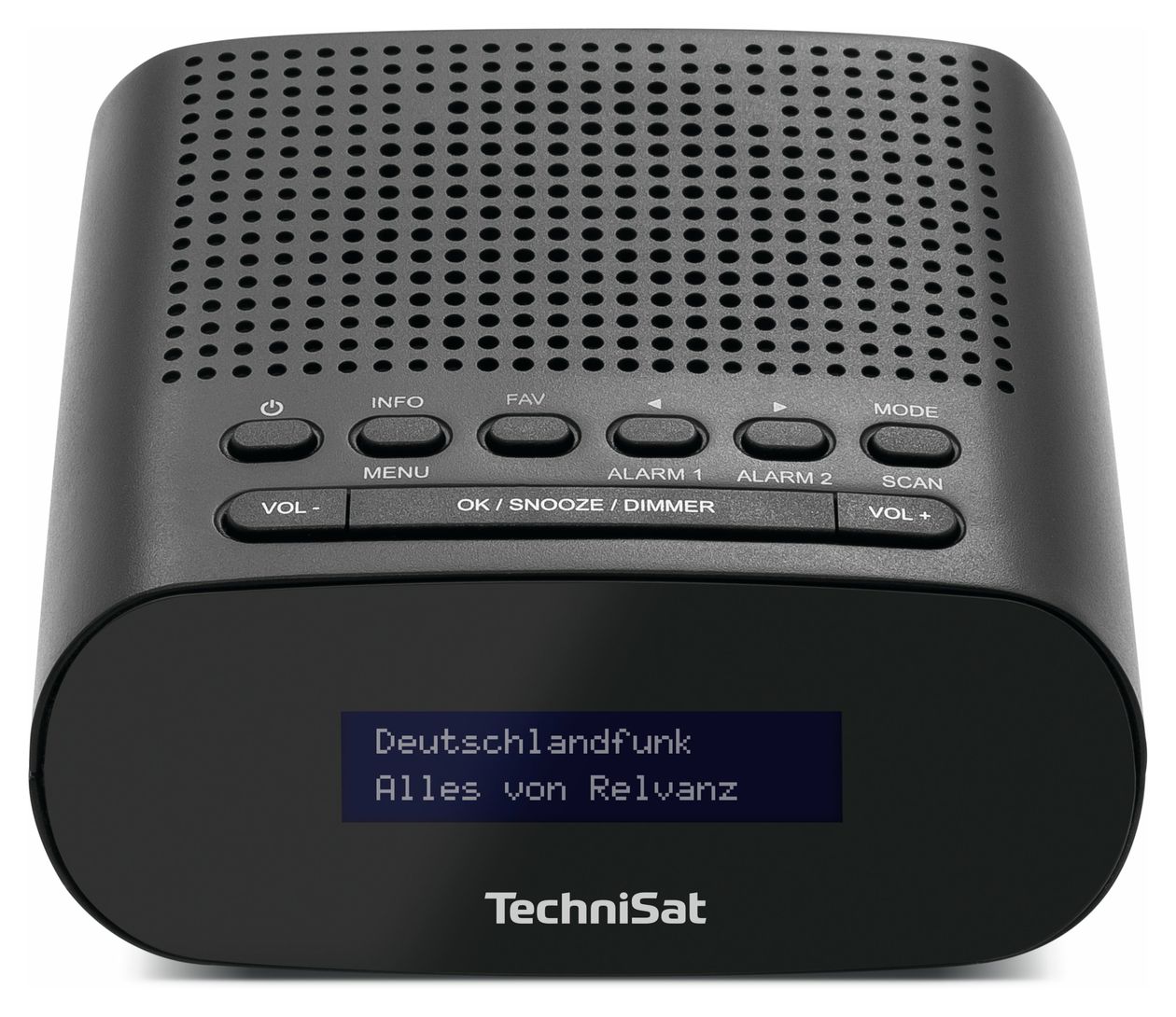TechniRadio 50 DAB+, FM Radio Uhr  (Schwarz) 
