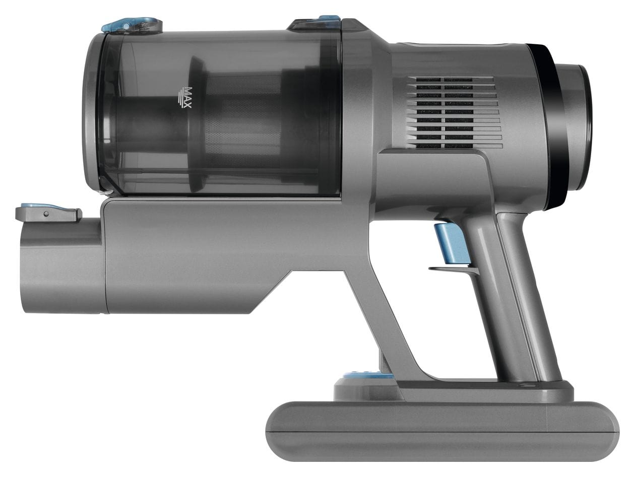 Viola VC6 Handstaubsauger mit Staubbeutel bis 60 min Laufzeit 28,8 V HEPA  (Anthrazit, Silber) 