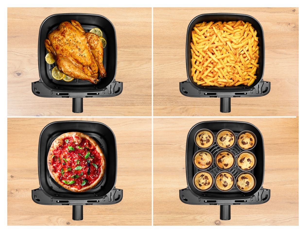 EY855BE0 Easy Fry Mega Heißluftfritteuse 7,5 l 2020 W  (Grau) 