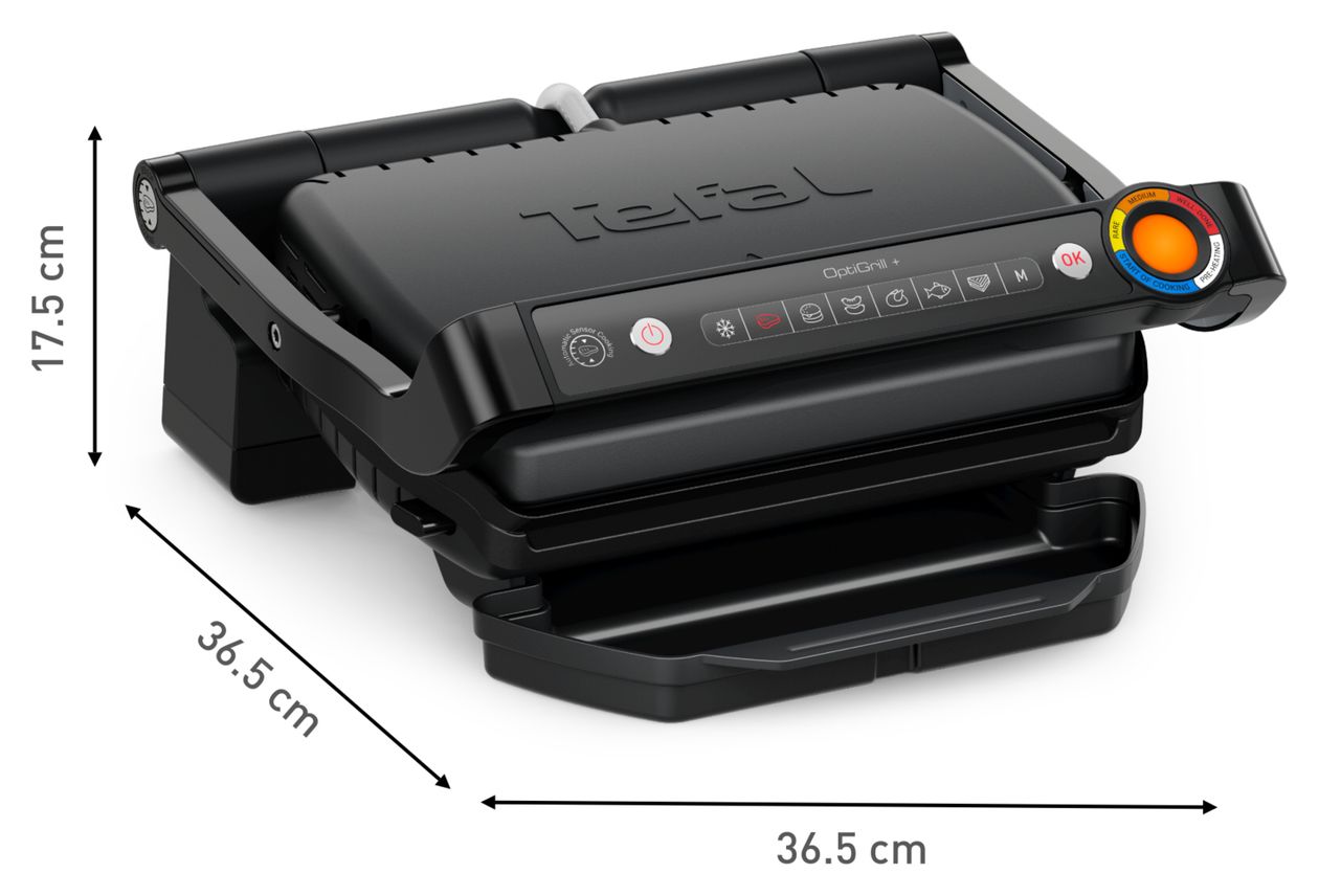 GC7178 Optigrill+ 1 Zone(n) 2000 W mit 300 x 200 mm Fläche  (Schwarz) 