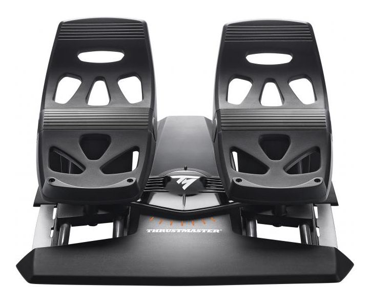 T.Flight Rudder Pedals Pedale für PC, PlayStation 4, Xbox  (Schwarz) 