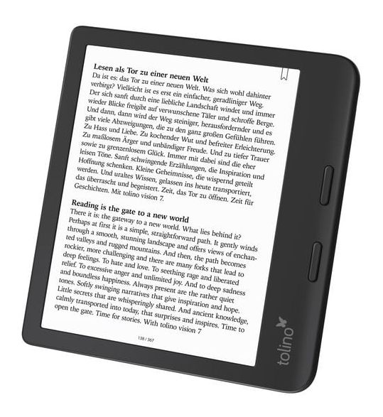 Vision Color E-Reader 17,8 cm (7 Zoll)  (Schwarz) 