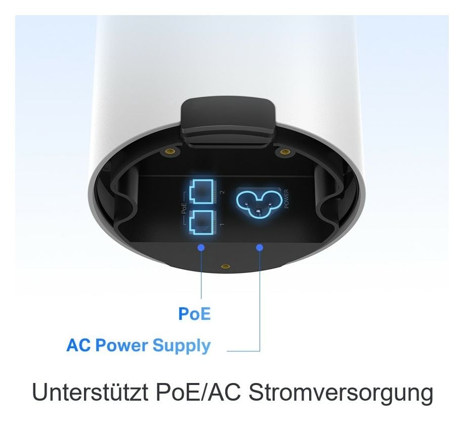 Deco X50-Outdoor WiFi 6 Router Dual-Band (2,4 GHz/5 GHz) 2402 Mbit/s 