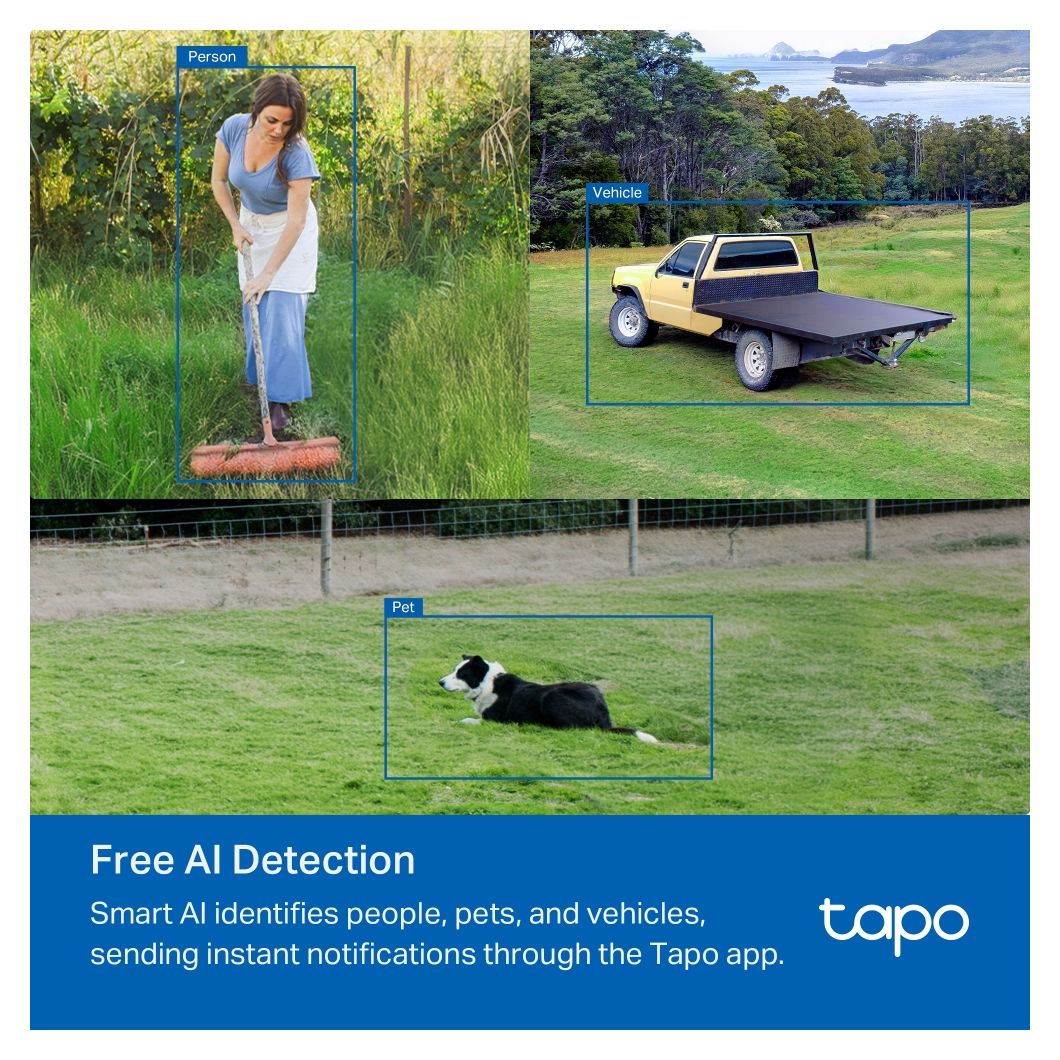 Tapo C501GW 1920 x 1080 Pixel IP-Sicherheitskamera IP66 Außen Nachtsicht  (Weiß) 