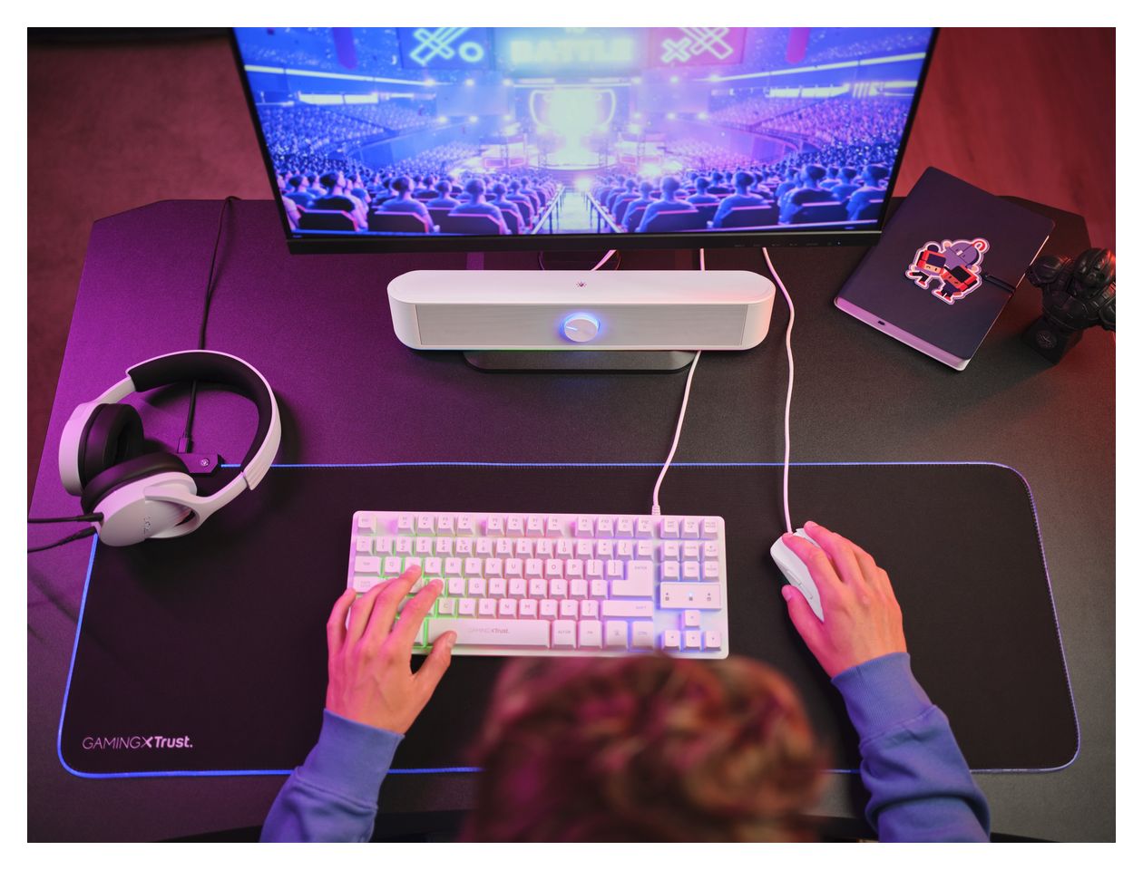 GXT619W Thorne Soundbar 6 W 2.0 Kanäle  (Weiß) 