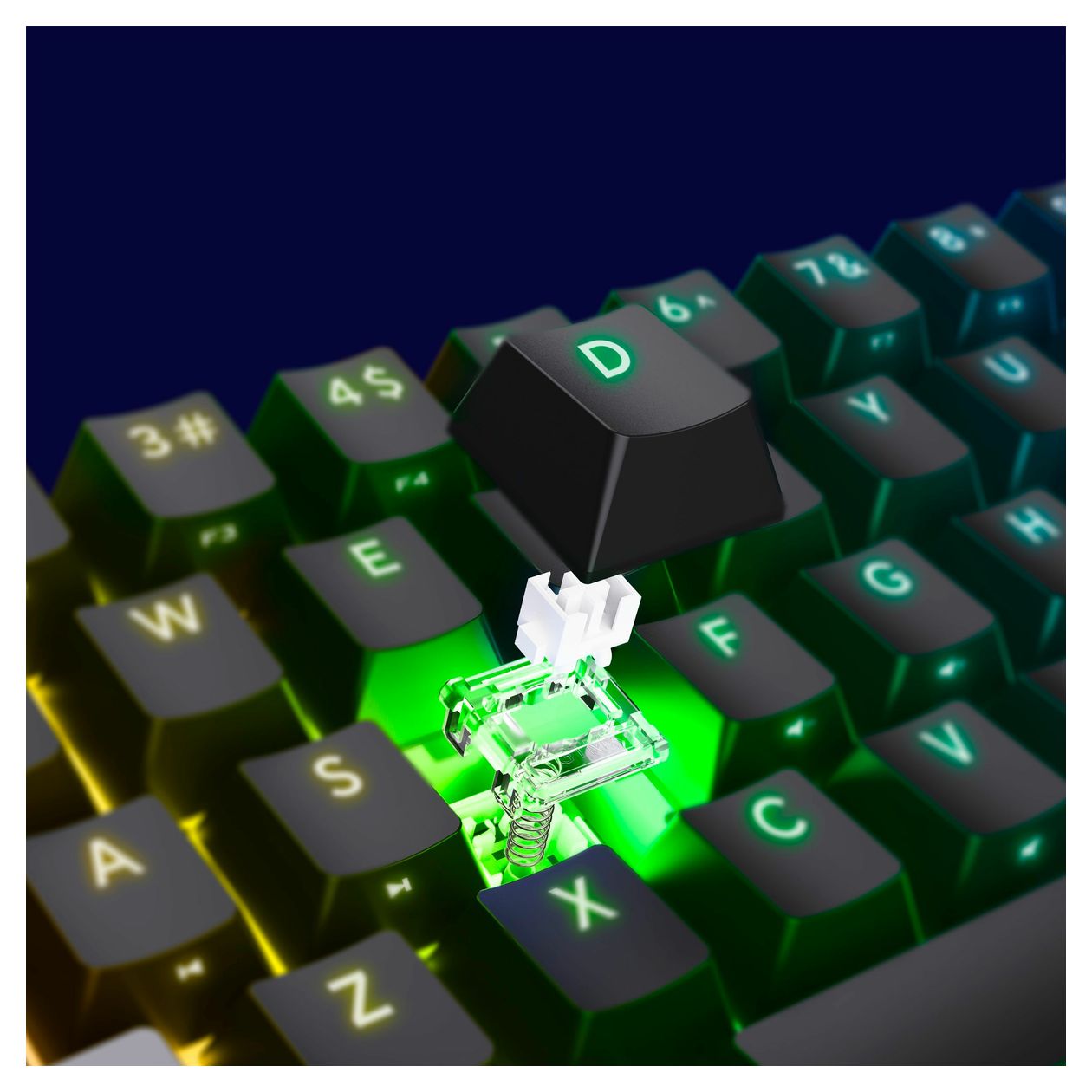 GXT867 Acira RGB-LED Gaming Tastatur USB  (Schwarz, Grau) 