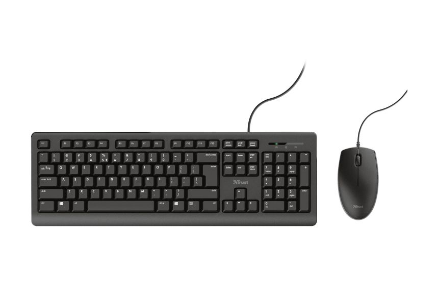Primo Büro Tastatur USB  (Schwarz) 