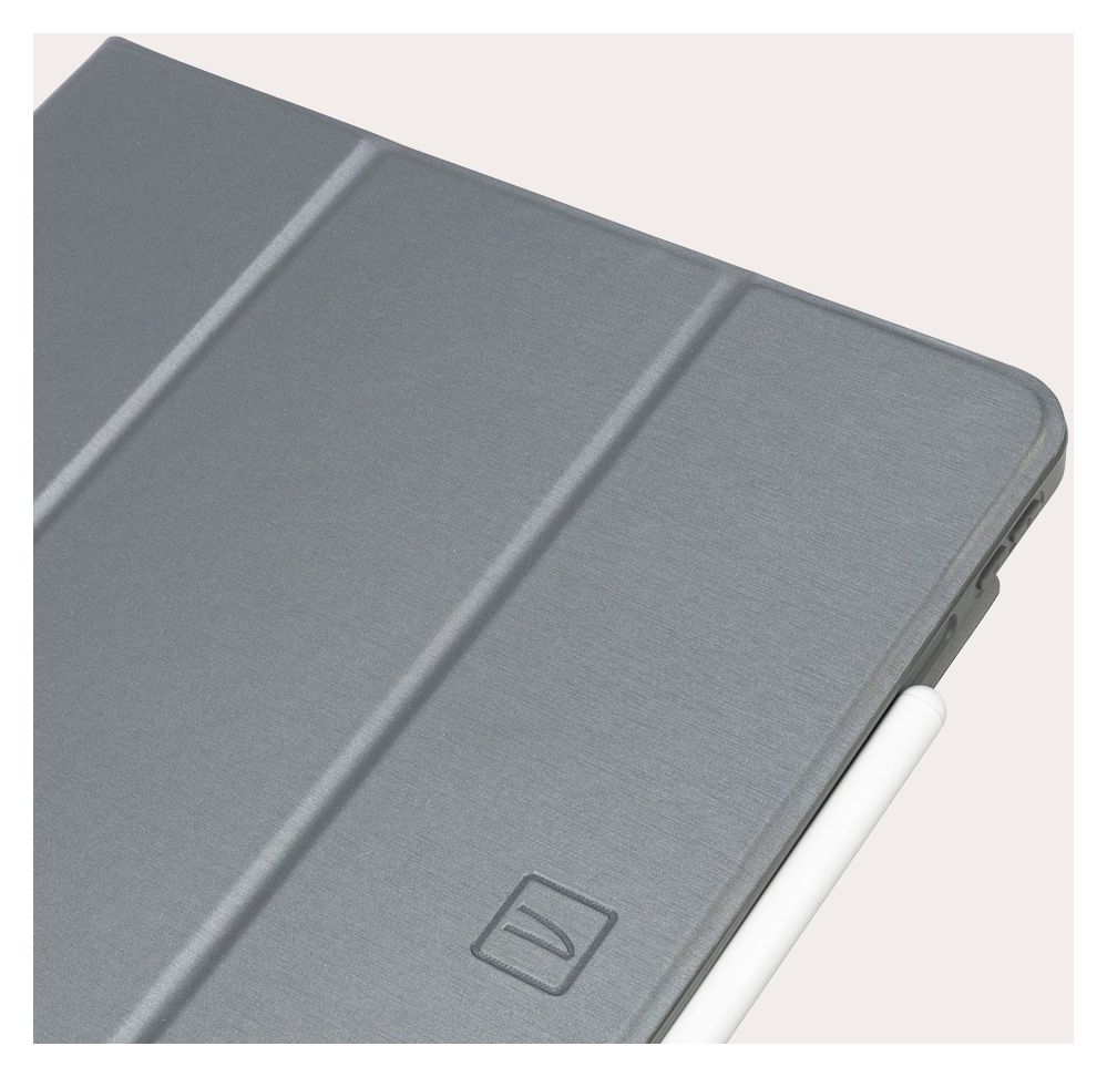 Link Folio aus Kunststoff für Apple iPad Pro 12.9" 2021 bis 32,8 cm (12.9") Staubresistent, Kratzresistent, Spritzwassergeschützt (Grau) 