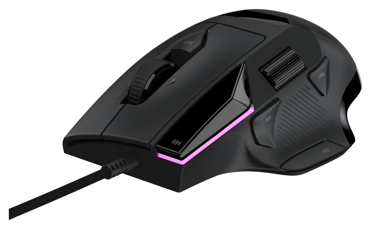 Command Series MC3 Wired 30000 DPI Gaming Maus Optisch  (Schwarz) 