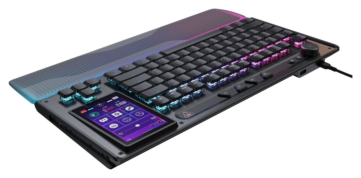 Command Series KB7 TKL Wired RGB-LED Gaming Tastatur QWERTZ USB  (Schwarz/Grau) 