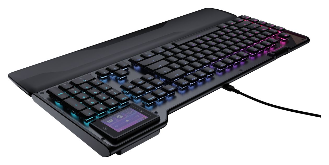 Command Series KB5 RGB-LED Gaming Tastatur USB  (Schwarz) 