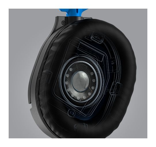 Recon 70 Gaming Over Ear Kopfhörer Kabelgebunden  (Schwarz, Blau) 