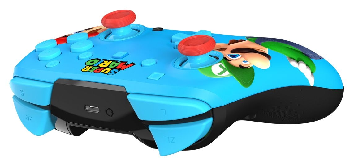 Rematch Wireless Controller Super Mario: Mario & Luigi Gamepad für Nintendo Switch, Nintendo Switch 2, Nintendo Switch Lite, Nintendo Switch OLED  (Mehrfarbig) 