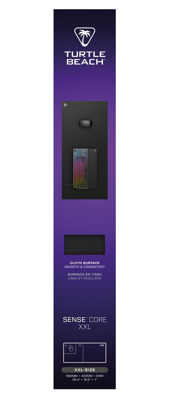 Sense Core XXL Mauspad  (Schwarz) 