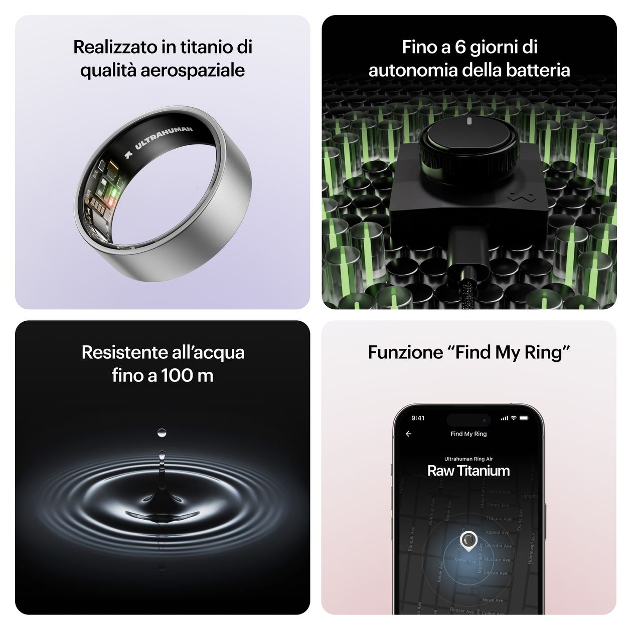 Ring AIR Smart Ring  (Titan) 