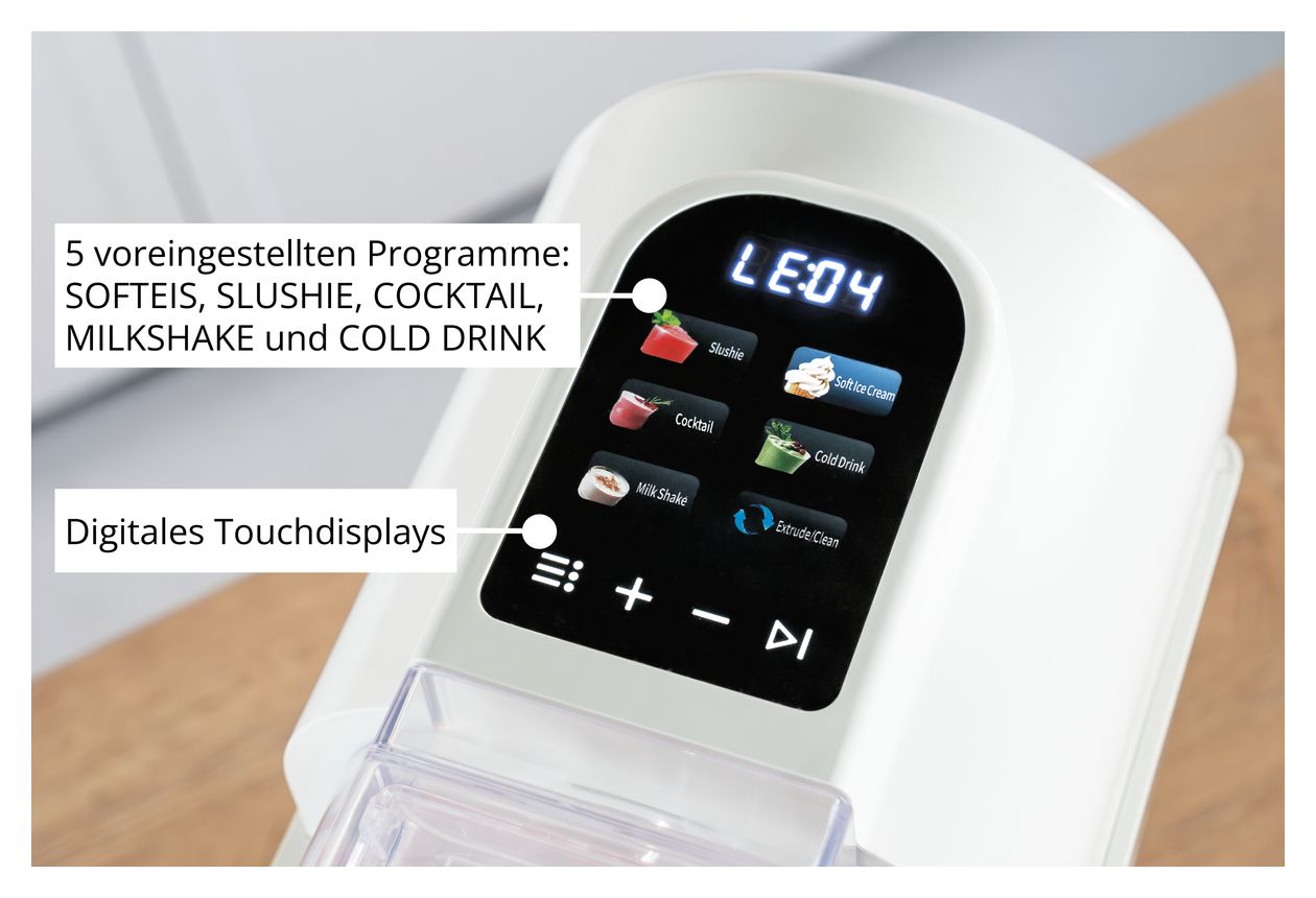 48965 2in1-Slush und Softeismaschine Sofia Eismaschine 150 W 