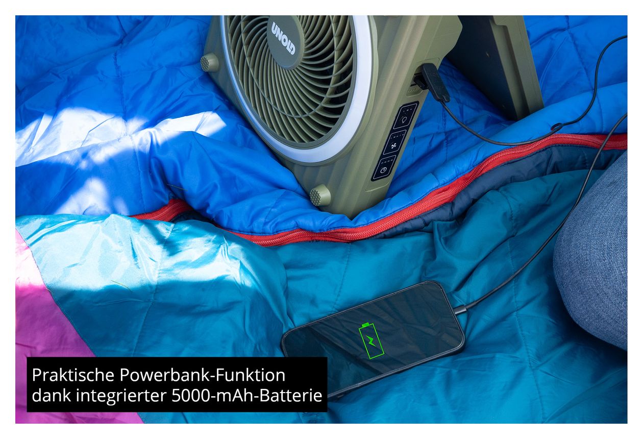 86517 Solar Handventilator  (Grau) 