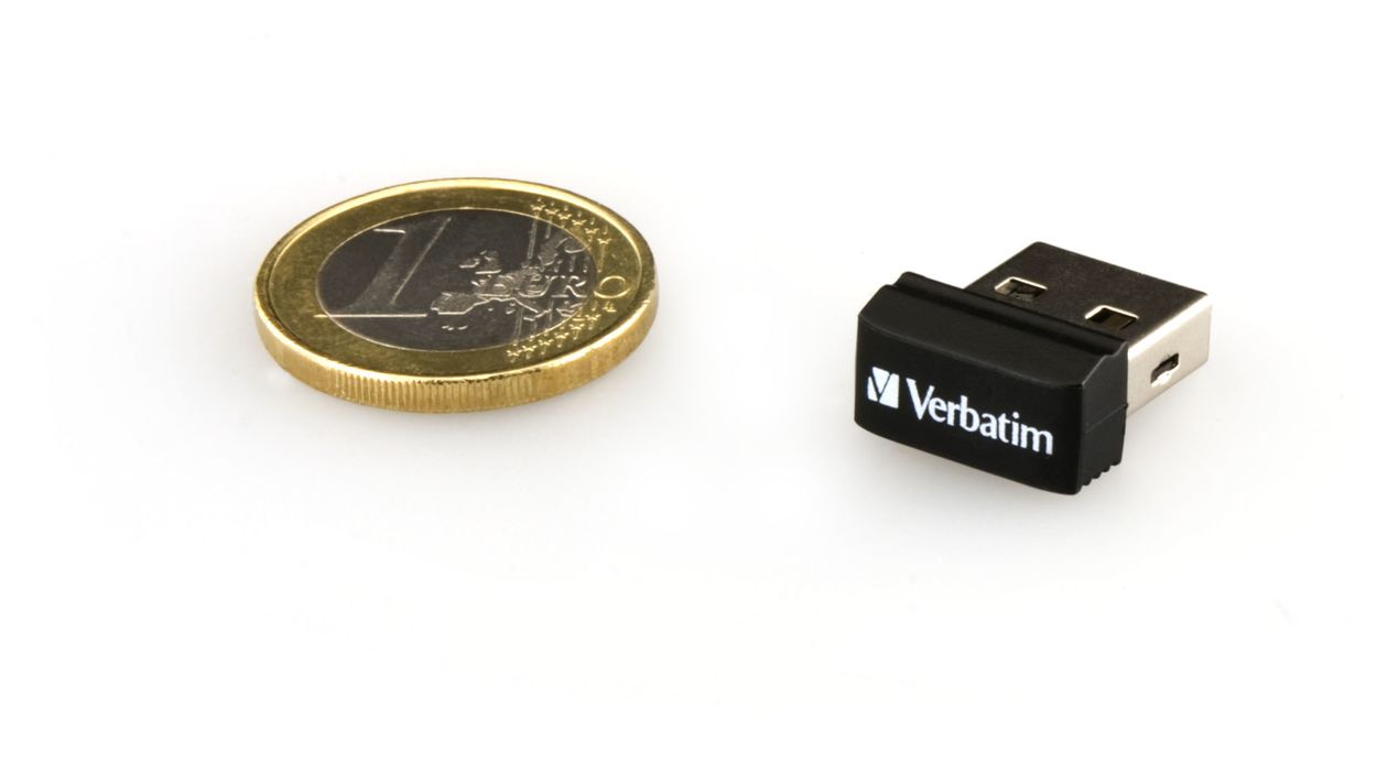 Nano USB Typ-A Stick 32 GB  (Schwarz) 