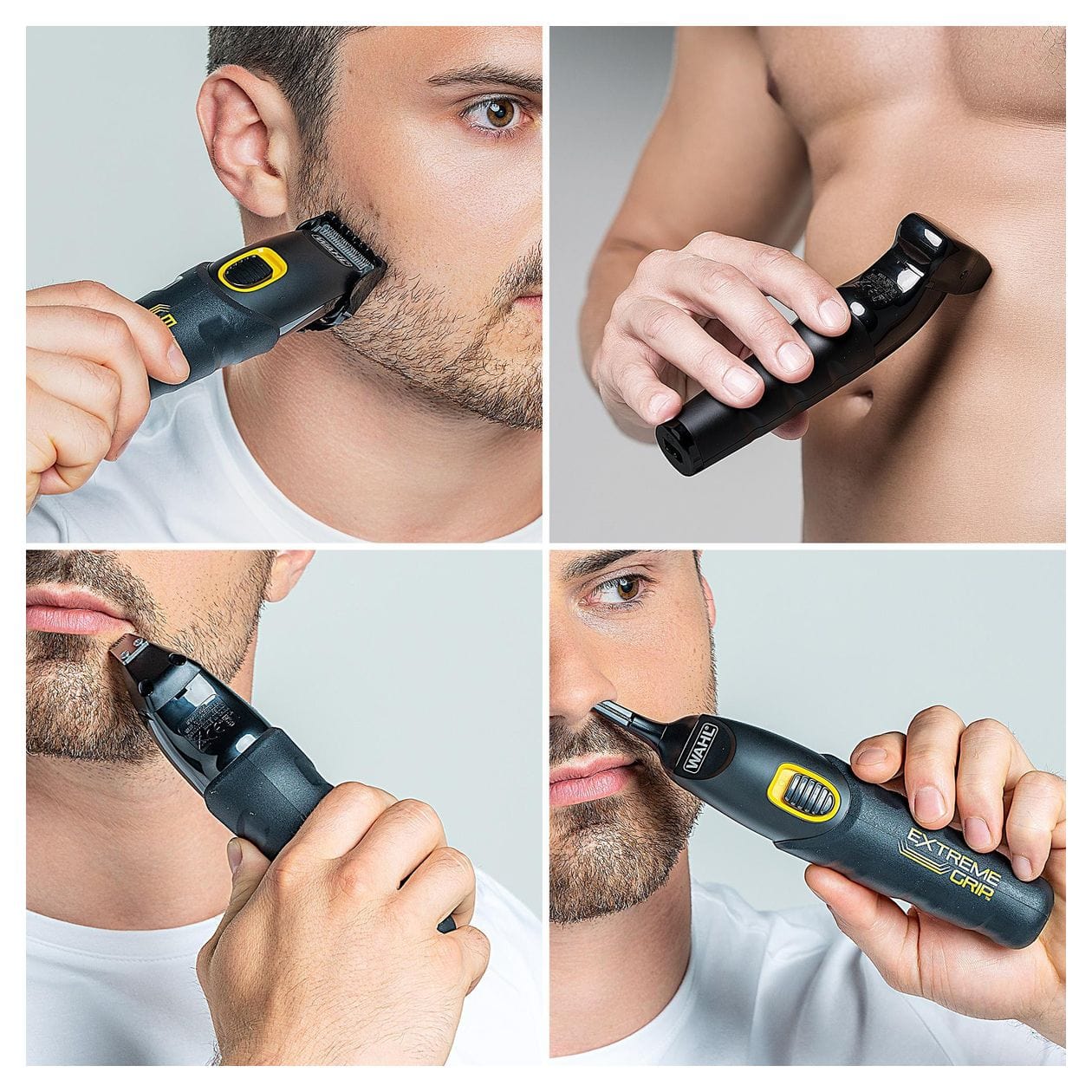 Extreme Grip Advanced Haarschneider Batterie/Akku 10 Aufsteckkämme 