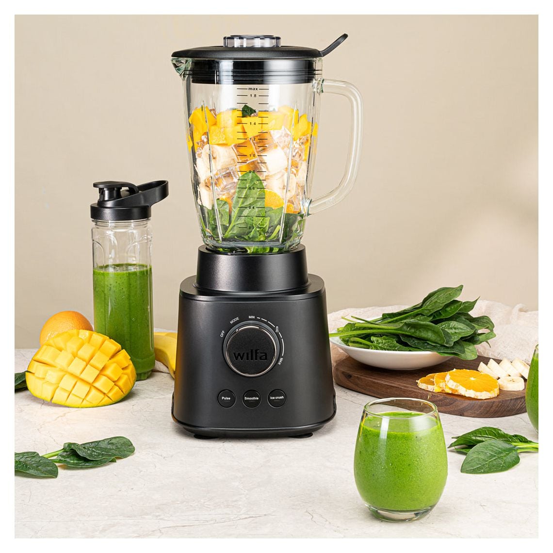 609906 1,8 l Standmixer 1800 W  (Schwarz) 