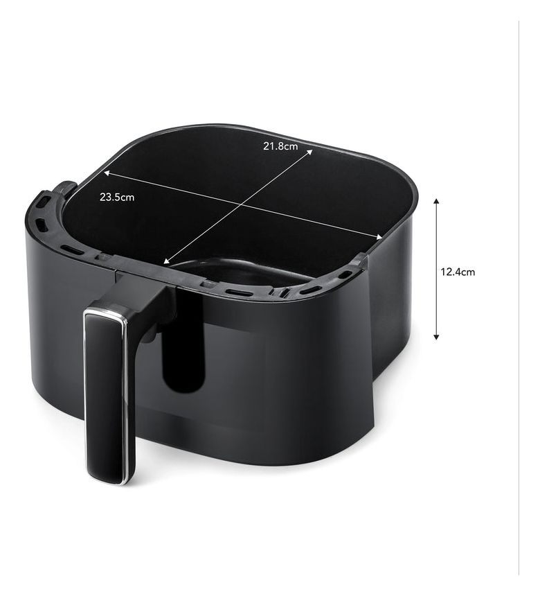 AF5B-60P Crispier Eigenständig Heißluftfritteuse 6 l 1700 W  (Schwarz) 
