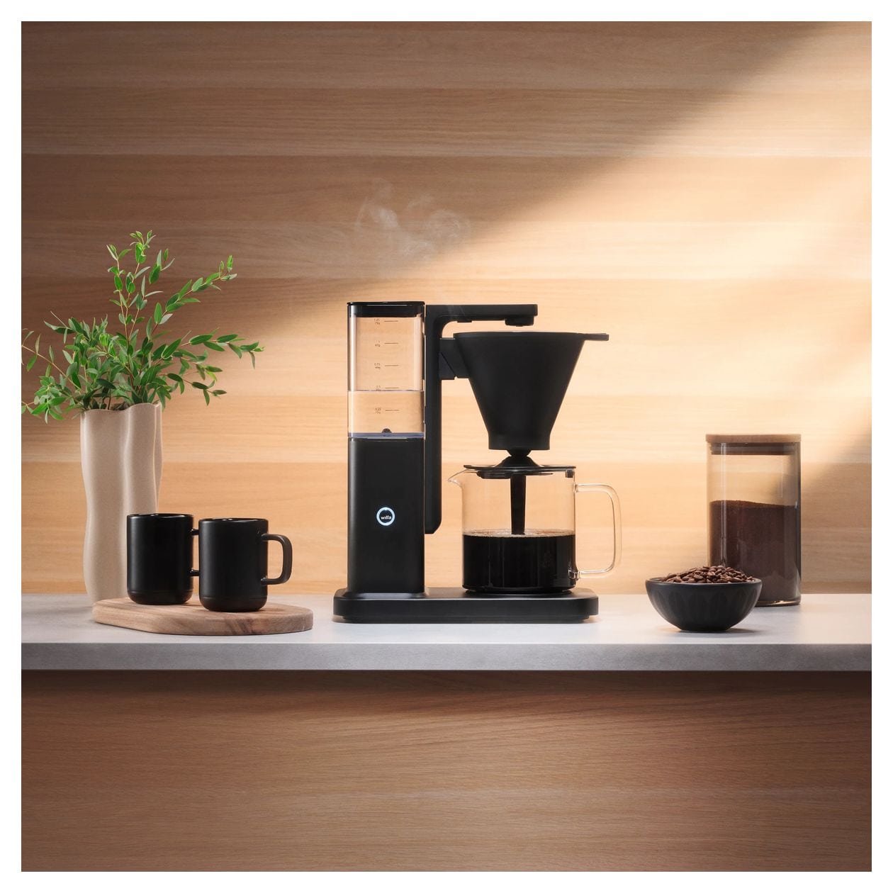 CM10B-A125 10 Tassen Filterkaffeemaschine 1,2 l (Schwarz, Transparent) 