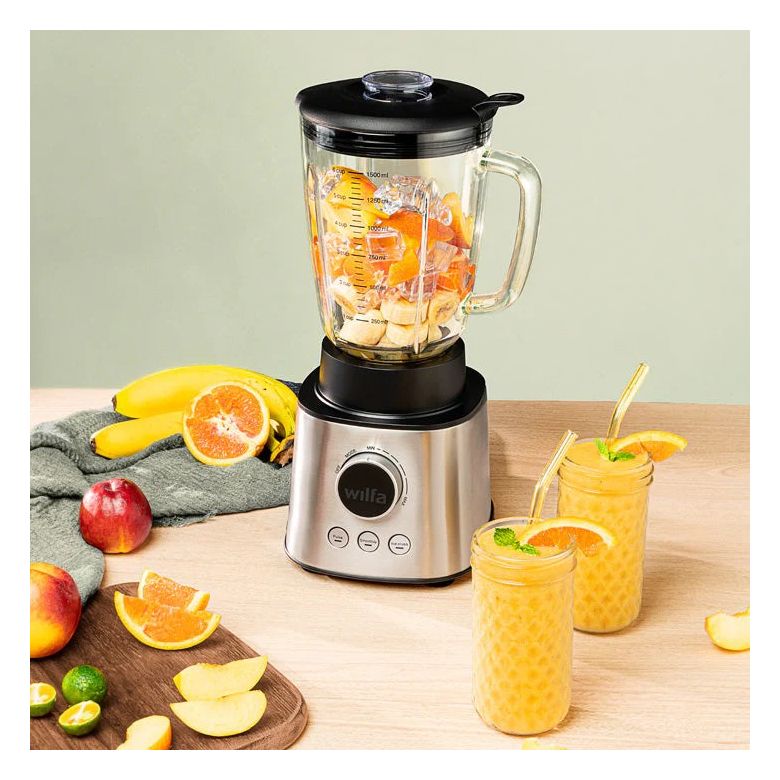 RBLP-1200S 1,8 l Standmixer 1800 W (Schwarz, Edelstahl, Transparent) 