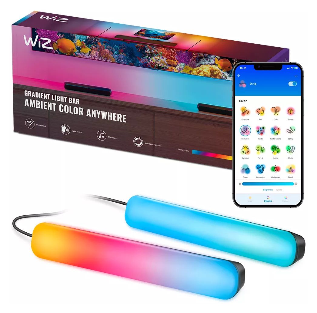 Gradient Lightbars LED Intelligente Tischleuchte 318 mm Multi 