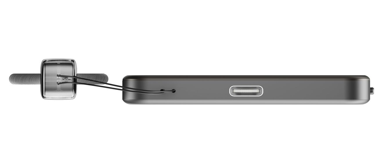 MagFix Pro 5000 mAh Powerbank USB Typ-C Kabelloses Laden  (Schwarz) 