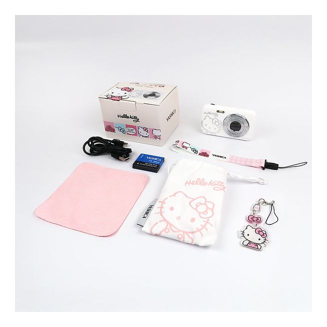 DZ-100 Hello Kitty 44 MP  Kompaktkamera  (Weiß) 