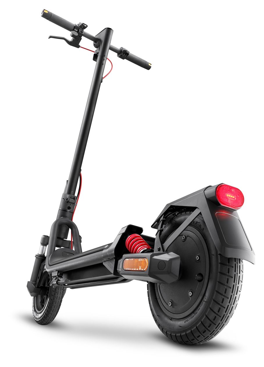 NES033 350 W E-Scooter 7,65 Ah bis 40 km Reichweite 19,2 kg  (Schwarz) 