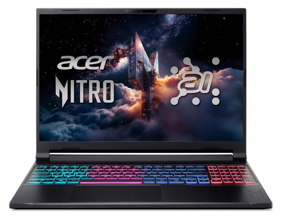 Nitro V AI ANV16S-41-R4CP WQXGA Notebook 40,6 cm (16 Zoll) 2560 x 1600 Pixel 32 GB Ram 1 TB SSD Windows 11 Home AMD Ryzen 7 max. 5,1 GHz NVIDIA GeForce RTX 5060  (Schwarz) 
