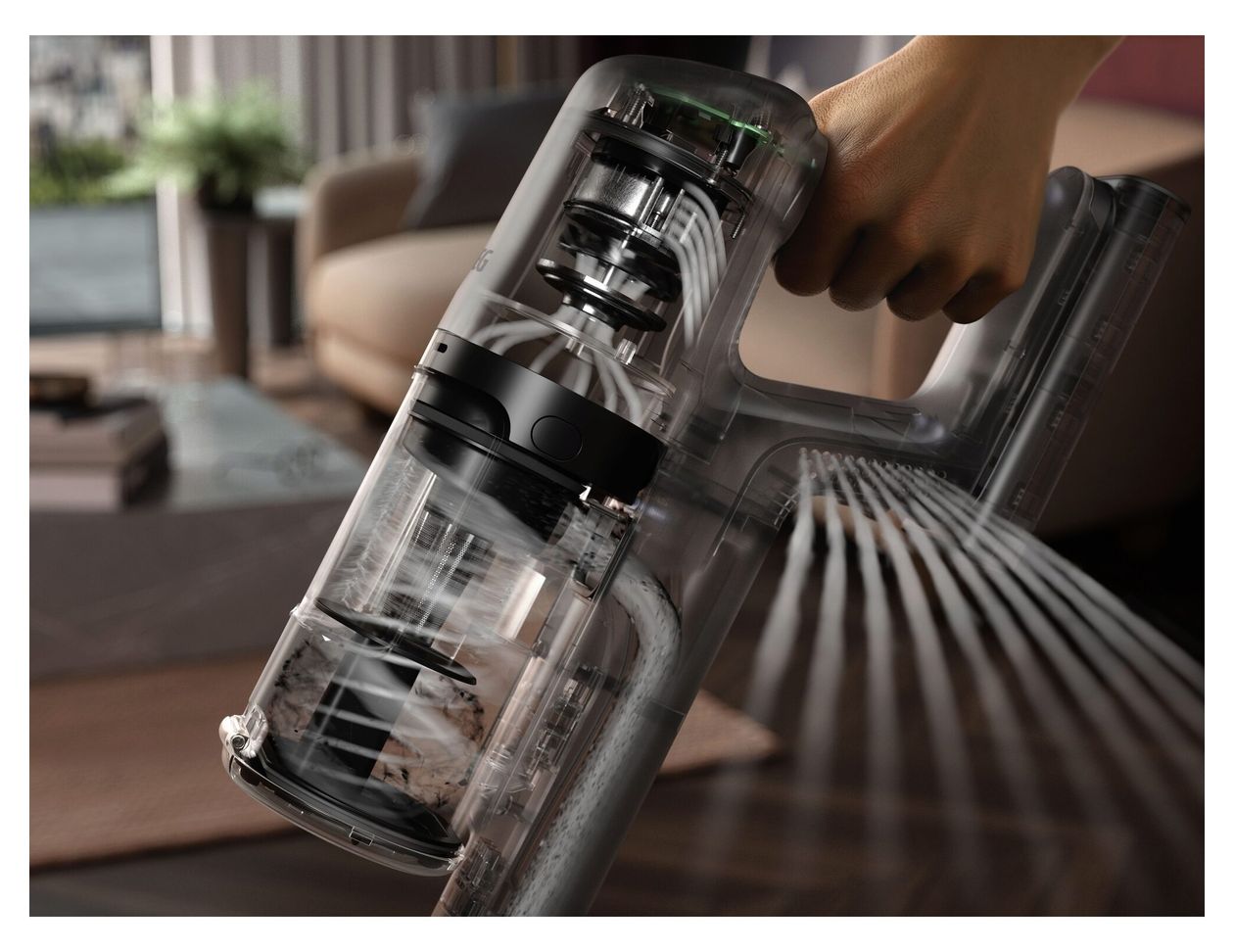 AP61AB21EX Serie 6000 Handstaubsauger Beutellos bis 40 min Laufzeit 21,6 V  (Grün) 