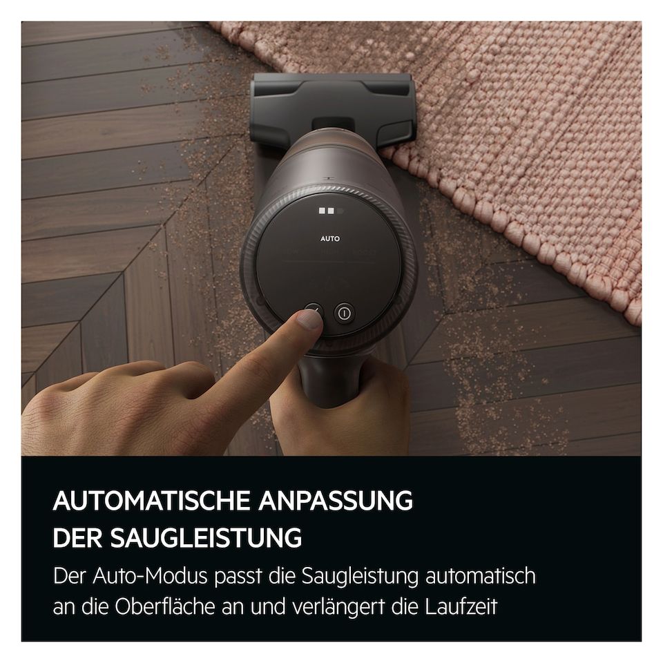 AP82A25SHX Serie 8000 Handstaubsauger Beutellos bis 50 min Laufzeit 25,2 V  (Schwarz, Weiß) 