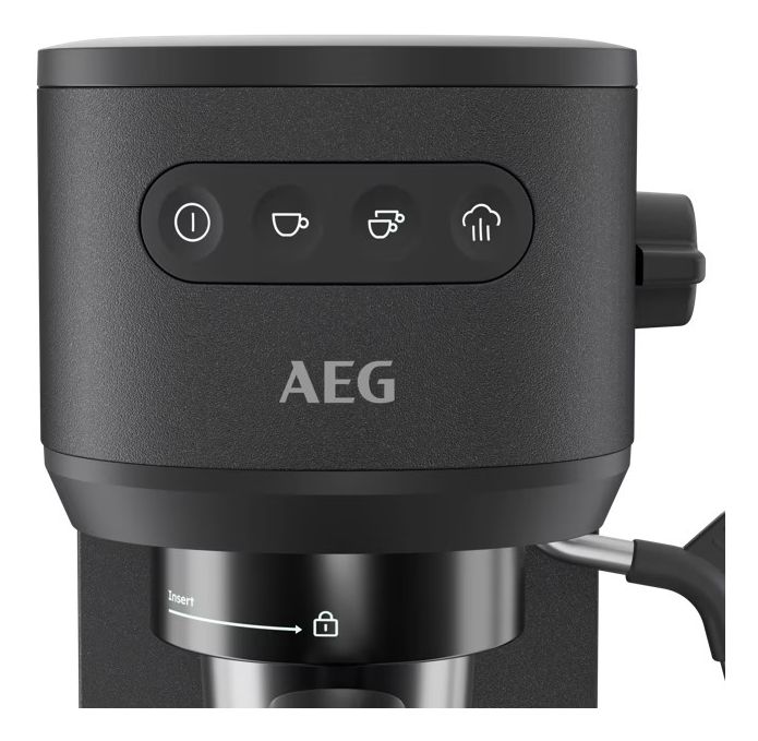 EC7-1-6BO Design Collection Siebträger Kaffeemaschine 1250 W  (Schwarz) 