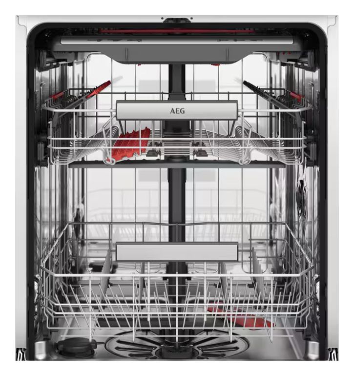 Serie 7000 FEE77707PM 60 cm Geschirrspüler teilintegriert (ohne Front) Sehr leise 14 Maßgedecke aquaStop Funktion 