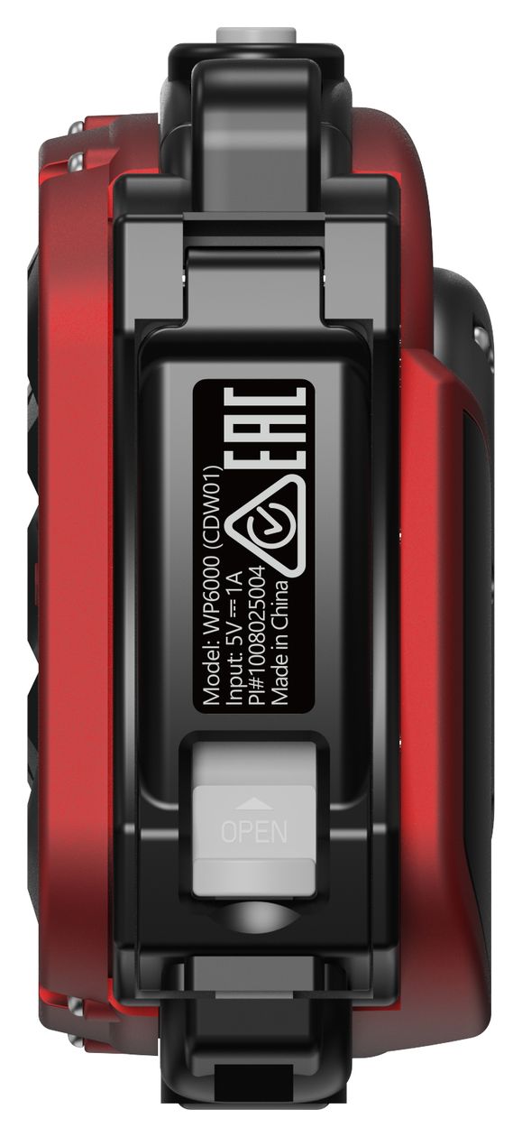 Realshot WP6000  Kompaktkamera  (Rot) 