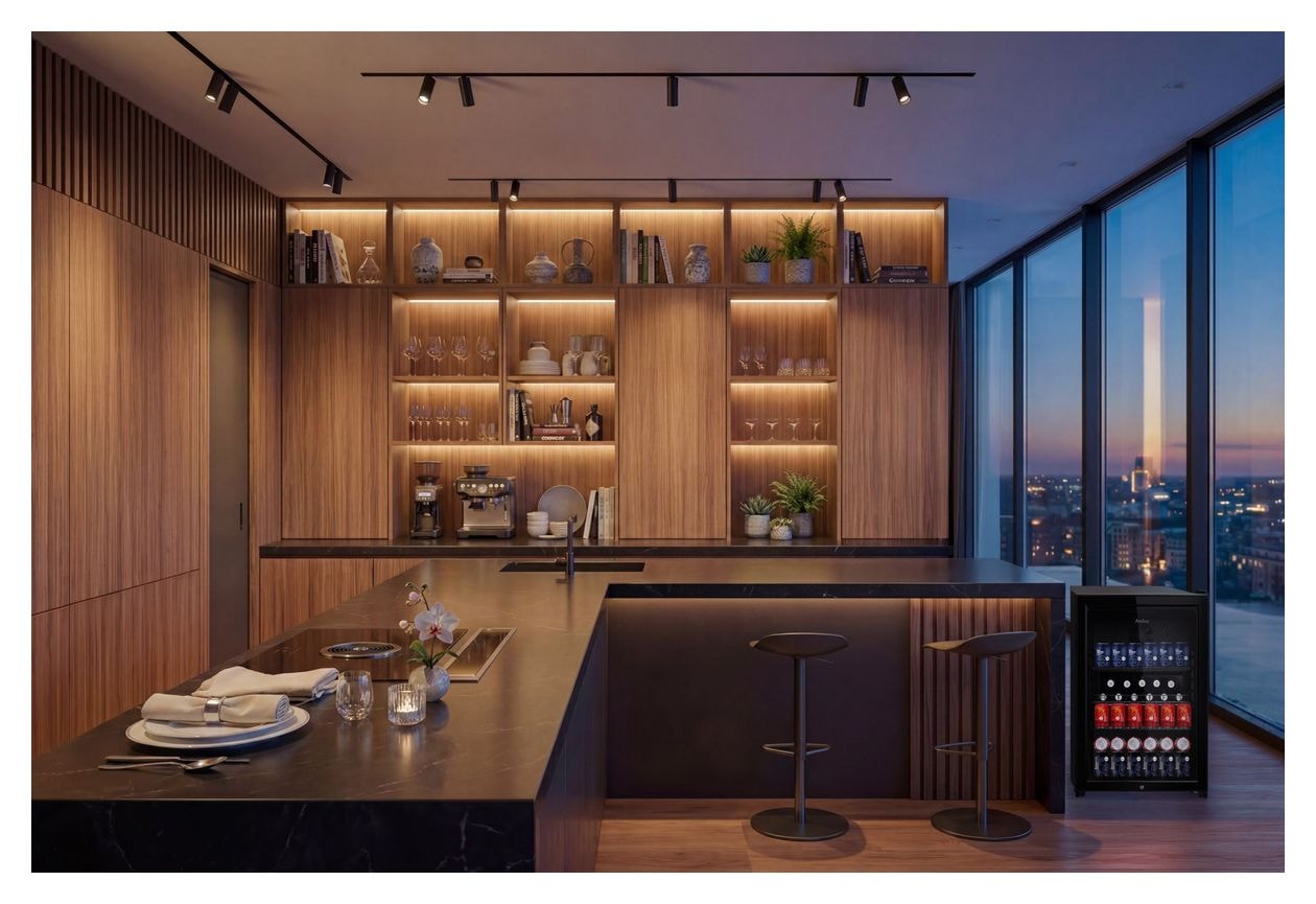 FK341151S Weinkühler Freistehend EEK: C 1 Zonen 77 Flasche(n) 