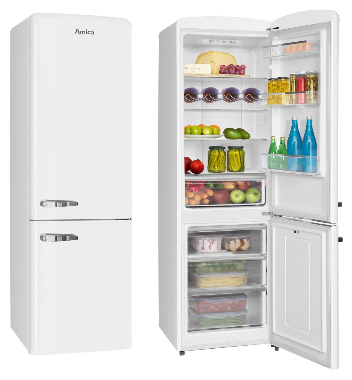 KGCR387109W 234 l / 96 l Kühl-Gefrierkombi freistehend NoFrost 196 kWh Jahr  (Weiß) 