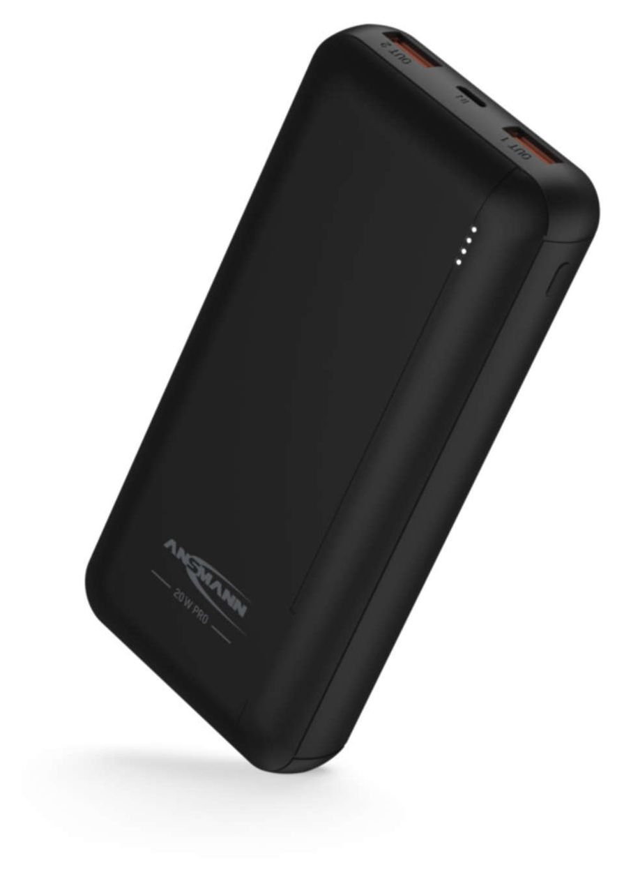 PB320PD 20000 mAh Powerbank Micro-USB + USB Type-C  (Schwarz) 