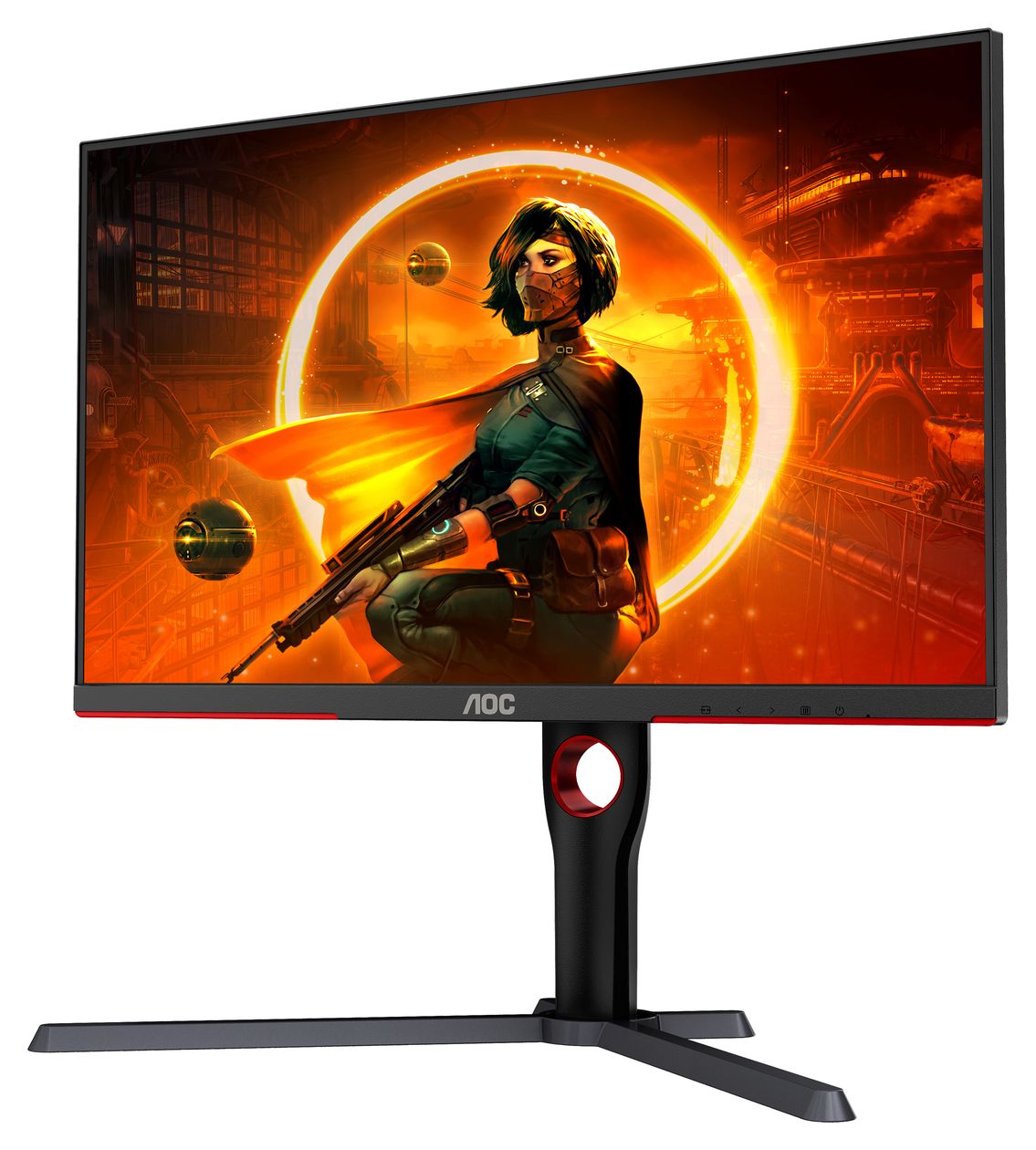 Q27G3XMN/BK 2K Ultra HD Monitor 68,6 cm (27 Zoll) 16:9 1 ms  (Schwarz, Rot) 