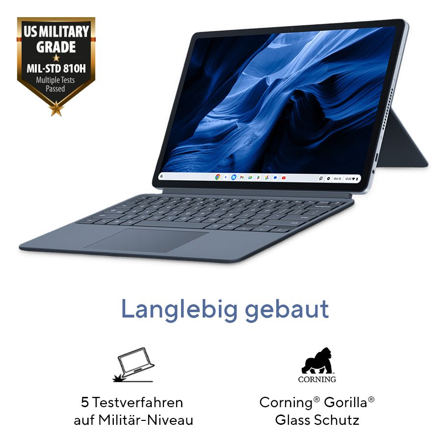 Chromebook CM3206DM4A-TR0076 WUXGA Notebook 30,7 cm (12.1 Zoll) 1600 x 2560 Pixel 128 GB eMMC ChromeOS MediaTek Kompanio max. 2,6 GHz  (Titan) 