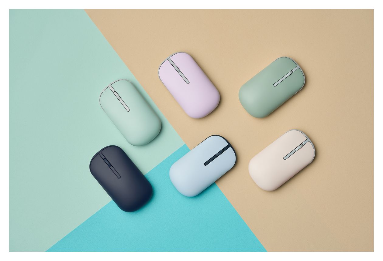 Marshmallow Mouse MD100 1600 DPI Büro Maus Optisch  (Grau) 