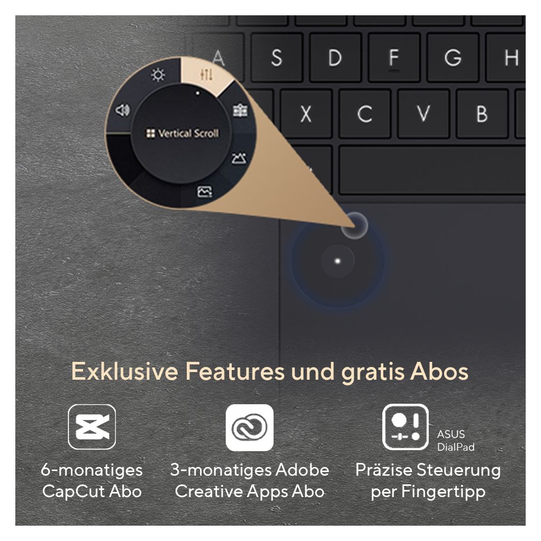 ProArt P16 H7606WX-SE008X Copilot+ PC WQXGA Notebook 40,6 cm (16 Zoll) 3840 x 2400 Pixel 2 TB SSD Windows 11 Pro AMD Ryzen 9 max. 5,1 GHz  (Schwarz) 