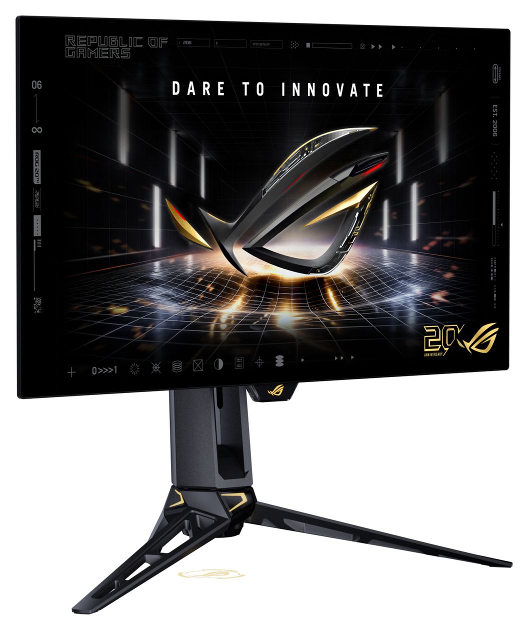 ROG Swift OLED PG27AQWP-G EDITION 20 Quad HD Monitor 67,3 cm (26.5 Zoll) 16:9 0,02 ms  (Schwarz) 