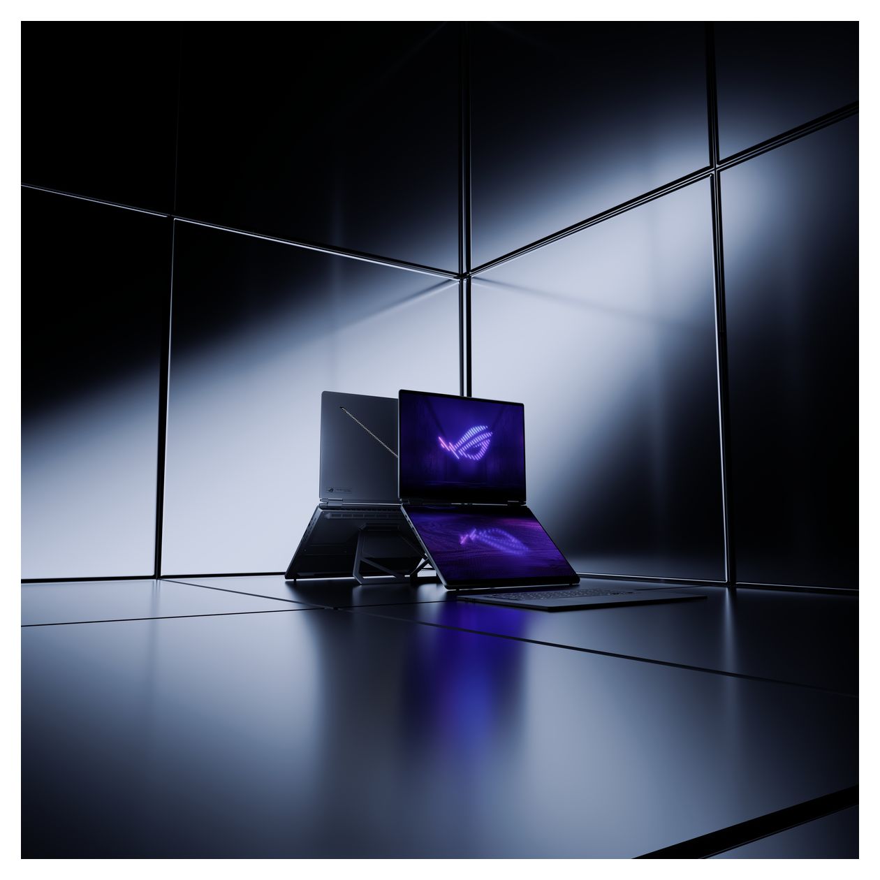 ROG Zephyrus Duo GX651AX-SR004W 2K Ultra HD Notebook 40,6 cm (16 Zoll) 2880 x 1800 Pixel 2 TB SSD Windows 11 Home Intel Core Ultra 9 max. 4,9 GHz  (Grau) 